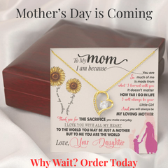 Forever Love Necklace, A Heartfelt Gift for Mom From Daughter