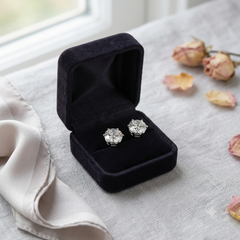 The "Timeless Sparkle" Solitaire Stud Earrings