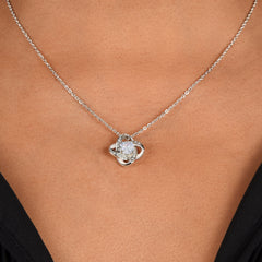 To My Daughter-Meaningful Gift From Mother-Love Knot Necklace
