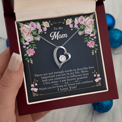 Meaningful Forever Love Necklace for Mom