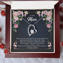 Meaningful Forever Love Necklace for Mom