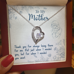 Forever Love Necklace For Mom Gift Of Appreciation