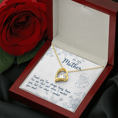 Forever Love Necklace For Mom Gift Of Appreciation