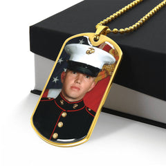 Buyer Upload Dog Tag Necklace with Engraving