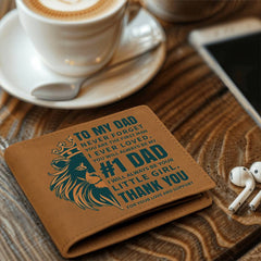 Father's Day Gift Wallet-#1 Dad From Daughter
