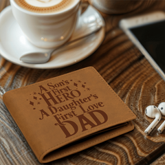 For Dad-From Son & Daughter-Father's Day Wallet Gift