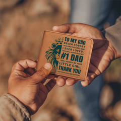 Father's Day Gift Wallet-#1 Dad From Daughter