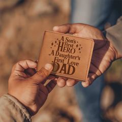 For Dad-From Son & Daughter-Father's Day Wallet Gift