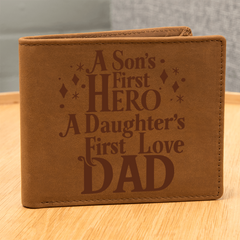 For Dad-From Son & Daughter-Father's Day Wallet Gift