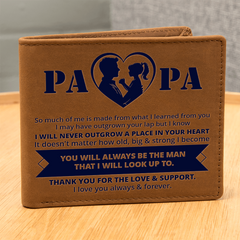 Thank You Papa-Father's Day Wallet For Dad