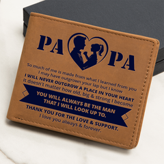 Thank You Papa-Father's Day Wallet For Dad
