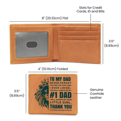 Father's Day Gift Wallet-#1 Dad From Daughter