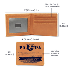 Thank You Papa-Father's Day Wallet For Dad