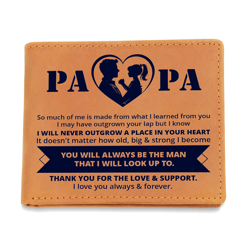 Thank You Papa-Father's Day Wallet For Dad