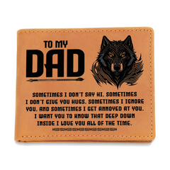 Father's Day Wallet for Dad-Love You All The Time