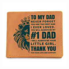 Father's Day Gift Wallet-#1 Dad From Daughter