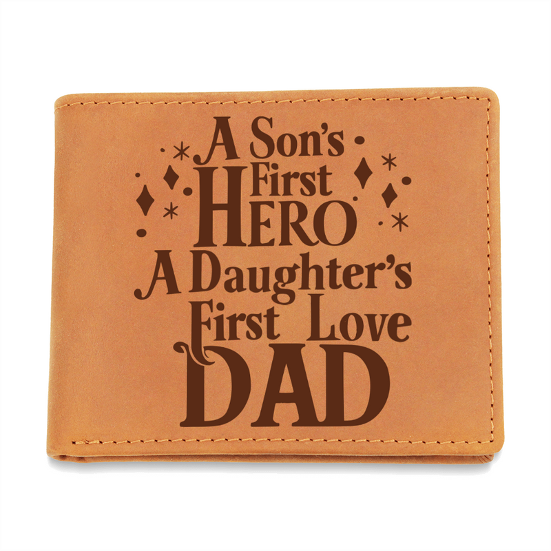 For Dad-From Son & Daughter-Father's Day Wallet Gift