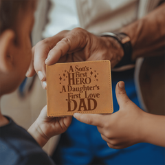 For Dad-From Son & Daughter-Father's Day Wallet Gift