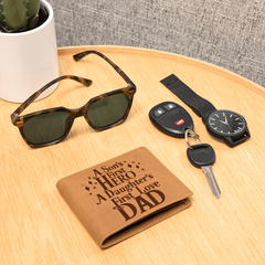 For Dad-From Son & Daughter-Father's Day Wallet Gift