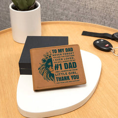 Father's Day Gift Wallet-#1 Dad From Daughter