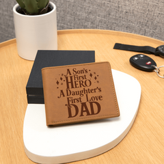For Dad-From Son & Daughter-Father's Day Wallet Gift