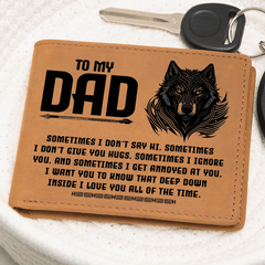 Father's Day Wallet for Dad-Love You All The Time
