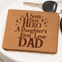 For Dad-From Son & Daughter-Father's Day Wallet Gift