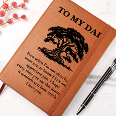 To My Dad-Graphic Journal Gift For Father's Day