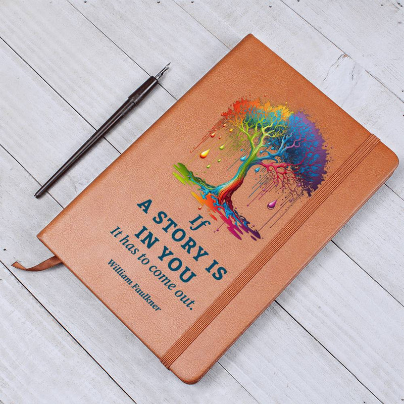 To The Writer In You – If A Story Is In You, It Has To Come Out Genuine Leather Journal