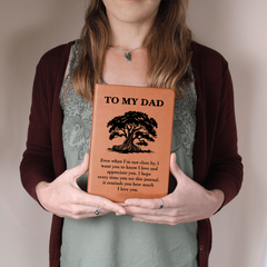 To My Dad-Graphic Journal Gift For Father's Day
