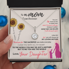 To My Mom-Eternal Love Necklace
