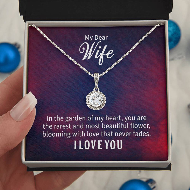 💖 To My Wife  – “My Dear Wife” Necklace