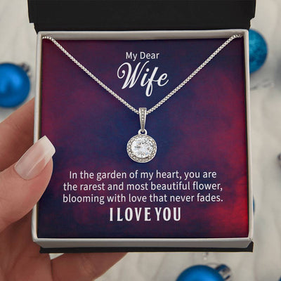 💖 To My Wife  – “My Dear Wife” Necklace