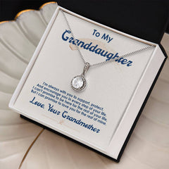 To Granddaughter From Grandmother-Eternal Hope Necklace