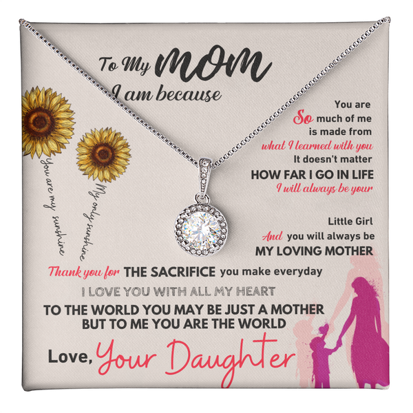 To My Mom-Eternal Love Necklace
