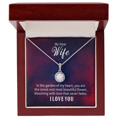 💖 To My Wife  – “My Dear Wife” Necklace