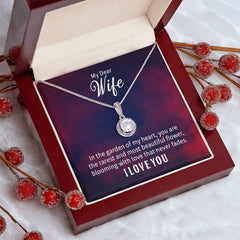 💖 To My Wife  – “My Dear Wife” Necklace
