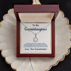 To Granddaughter From Grandmother-Eternal Hope Necklace