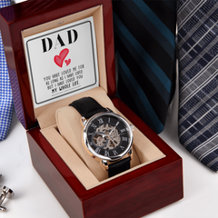 Dad. I Have Loved You My Whole Life-Openwork Watch Father's Day Gift