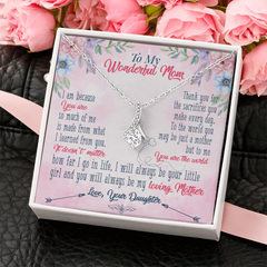 Alluring Beauty Necklace from Daughter to Mom