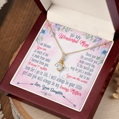 Alluring Beauty Necklace from Daughter to Mom