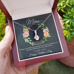 To Mom With Love-Gift Alluring Beauty Necklace