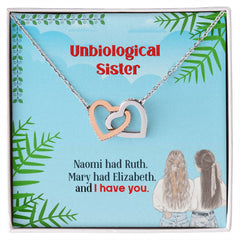 Best Friends Bonded For Life - A Friendship of Two Hearts Necklace