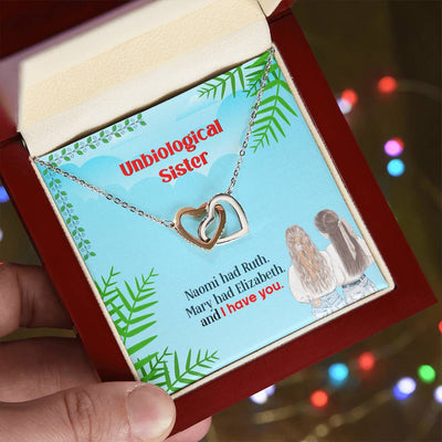 Best Friends Bonded For Life - A Friendship of Two Hearts Necklace