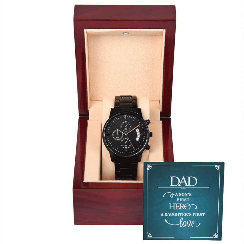 My Father-Our Real Life Hero - Not All Fathers Wear Capes Chronograph Watch