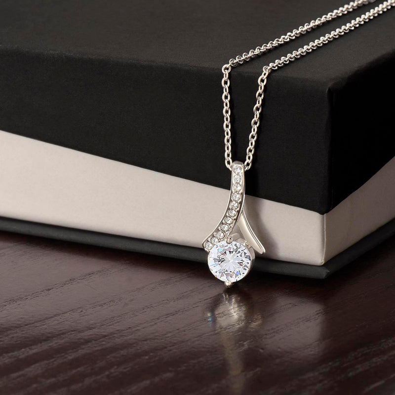 Alluring Beauty To My Mom Necklace-Meaningful Gift from Daughter | Chirstmas Jewelry