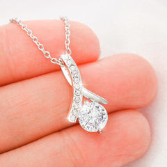 Alluring Beauty To My Mom Necklace-Meaningful Gift from Daughter | Chirstmas Jewelry