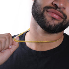 Mens Cuban Link Chain Necklace-Perfect Father's Day Gift