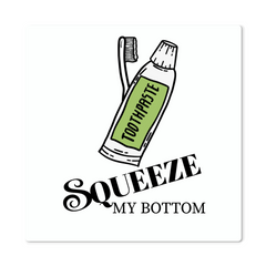 High Gloss Metal Print-Bathroom Decor