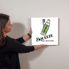 High Gloss Metal Print-Bathroom Decor